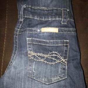 Cowgirl Tuff Dark Don’t Fence Me In jeans